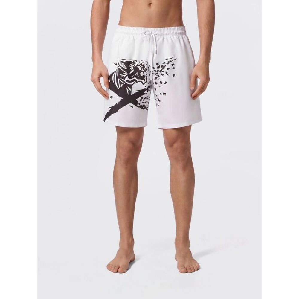 Plein Sport Swimsuit Men White